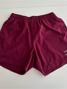 Gymshark Burgundy Training Shorts